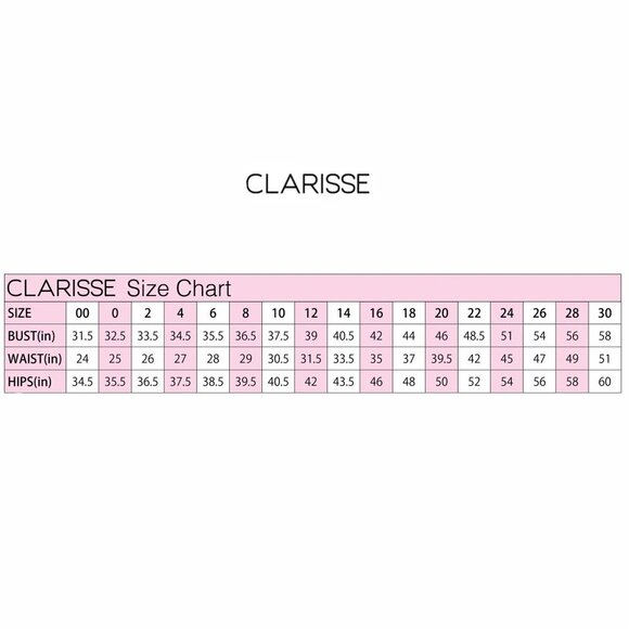 NWT Clarisse 810708 Applique Prom Dress Deep Red Size 2 - Picture 6 of 7